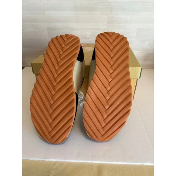 Very G Women Sneakers Joel Size 7.5 Black Leopard Tan Lace Up Fashion Shoes NEW - Picture 10 of 13